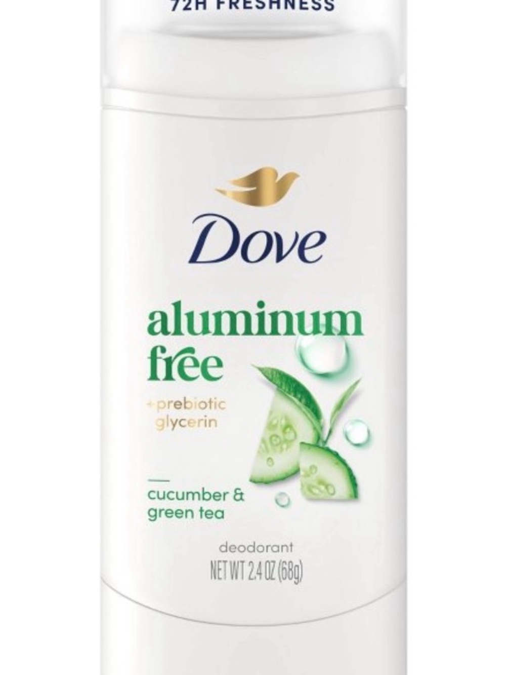 Dove Aluminum-Free Cucumber & Green Tea Deodorant - White/Green